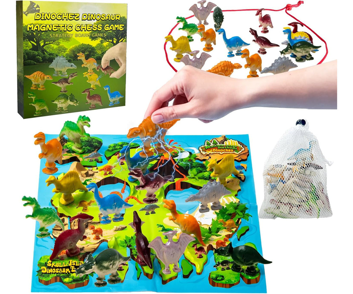 Juego De Imán Con Cuerda, Juego De Ajedrez Magnético Con 10