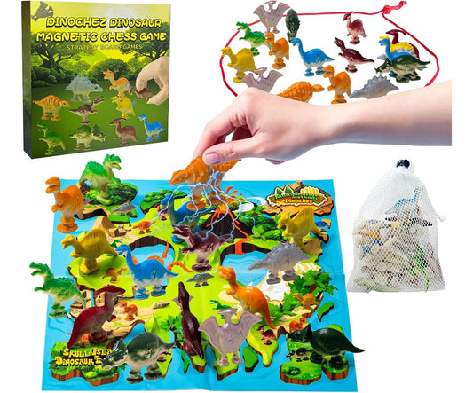 Juego De Imán Con Cuerda, Juego De Ajedrez Magnético Con 10