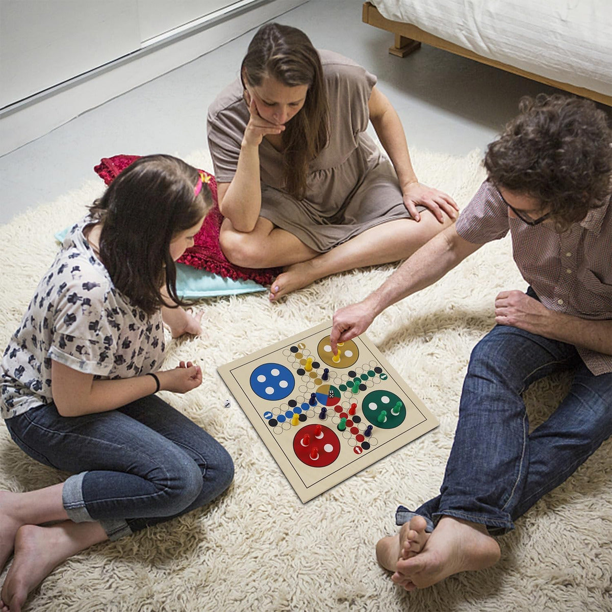 Juegoal Juego De Mesa De Madera 7 En 1 Para Niños Y Adultos,