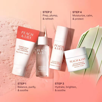 Peach & Lily - Kit De Descubrimiento De Piel De Vidrio (4 Pr