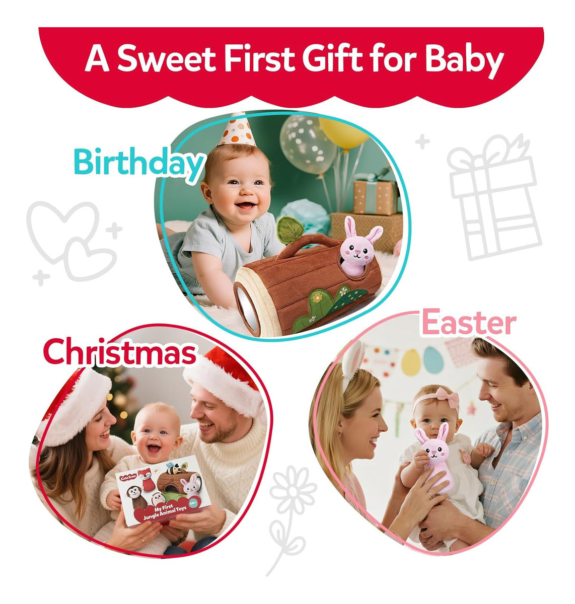 Juguetes Para Bebés De 6 A 12 Meses, Juego Sensorial De Pelu