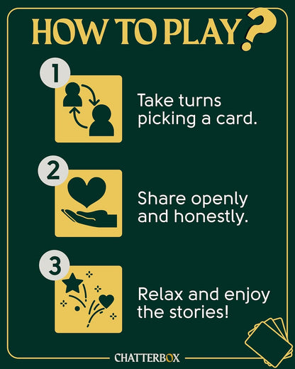 Tarjetas De Conversación Chatterbox Para Familias Y Padres,