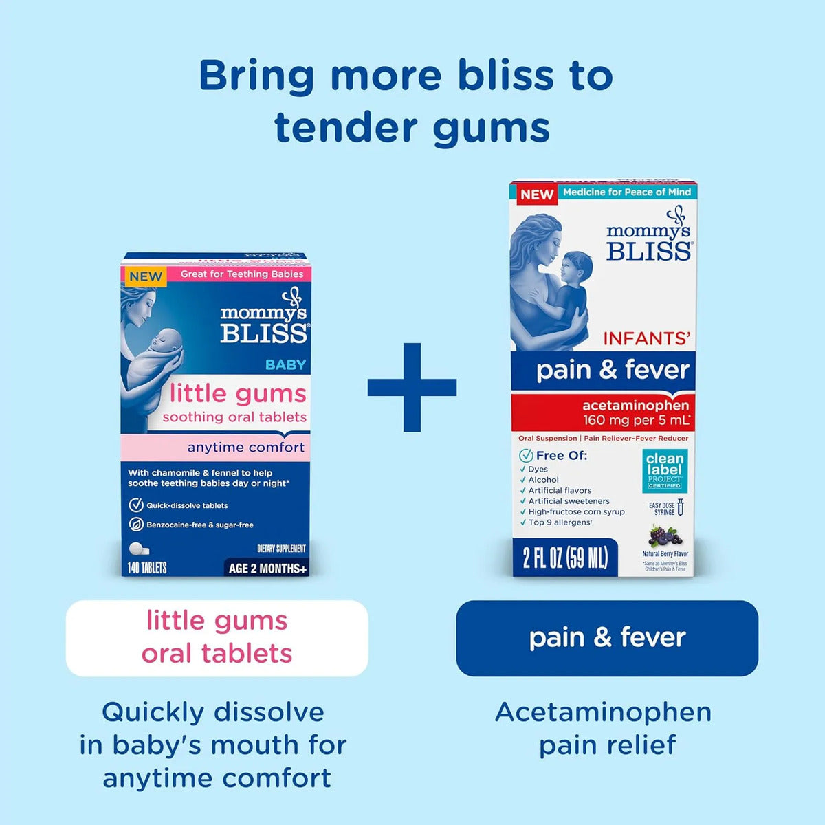 Mommy's Bliss Organic Little Gums - Gel De Masaje Calman