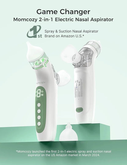 Momcozy Breezyclear Aspirador Nasal Eléctrico 2 En 1 Para B