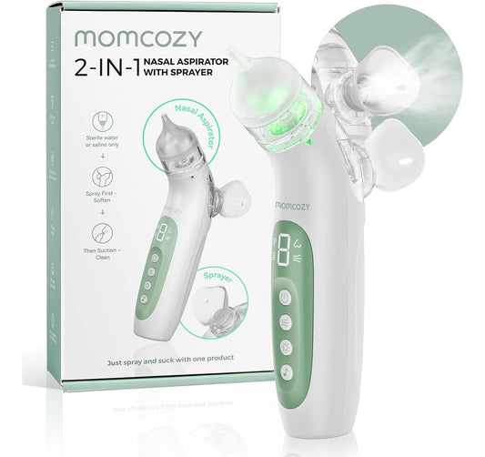 Momcozy Breezyclear Aspirador Nasal Eléctrico 2 En 1 Para B