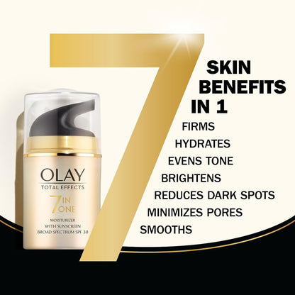 Olay Loción Hidratante Facial Spf 30 Efectos Totales Para