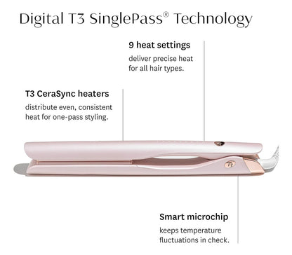 T3 Singlepass Smooth X Plancha Profesional Con Placas De Ce
