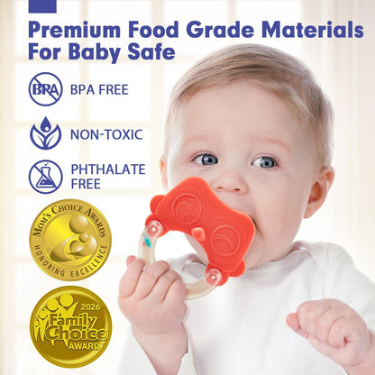 Hahaland Juguetes Para Bebés De 0 A 6 Meses, Sonajeros P