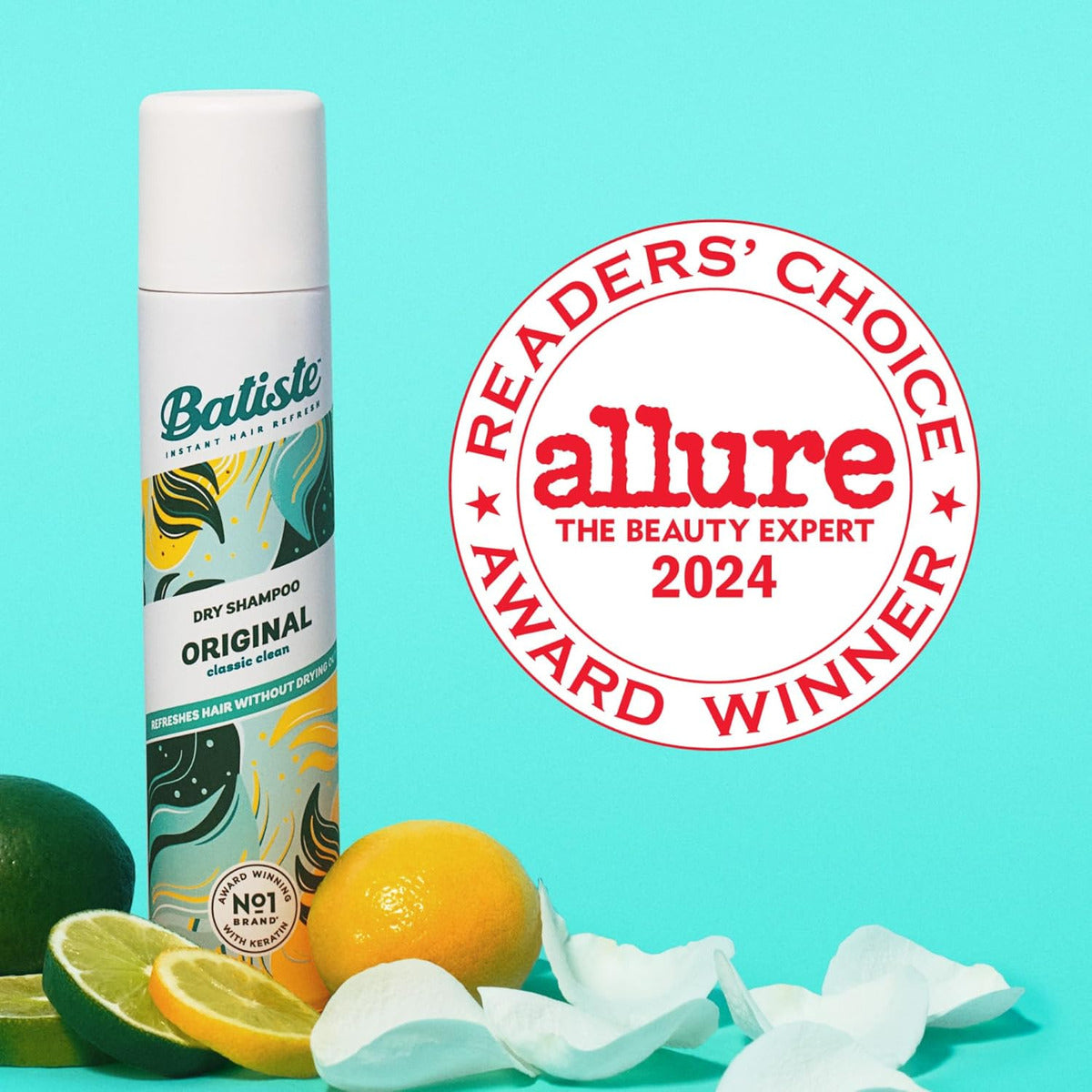 Batiste Champú Seco, Fragancia Original De Limpieza Clásica,