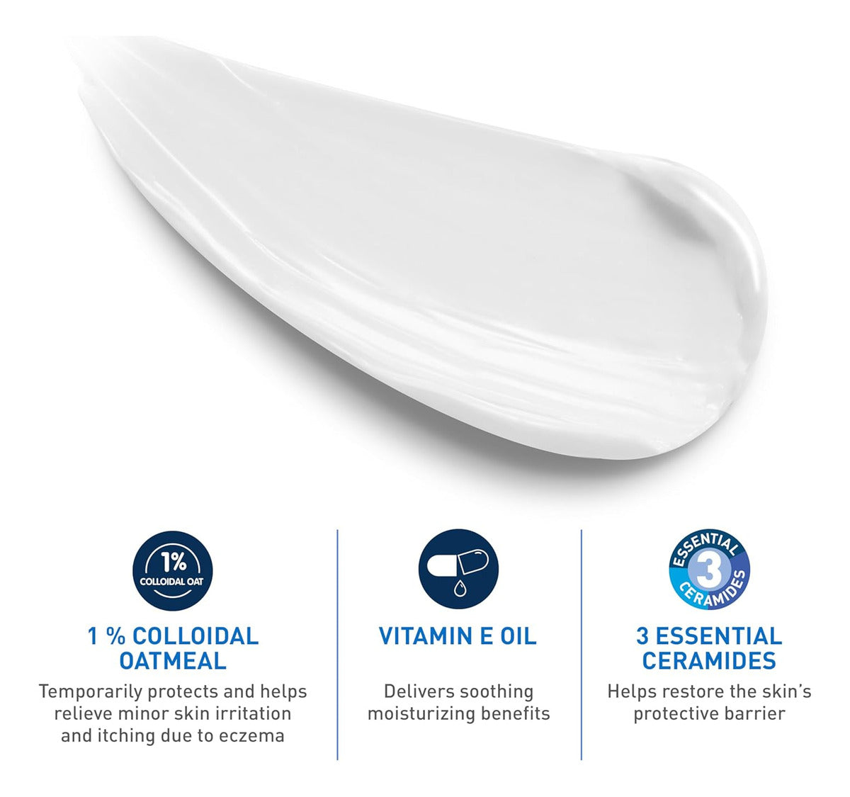 Cerave Crema Para Aliviar El Eccema Del Bebé, Crema De Avena