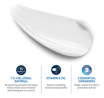 Cerave Crema Para Aliviar El Eccema Del Bebé, Crema De Avena