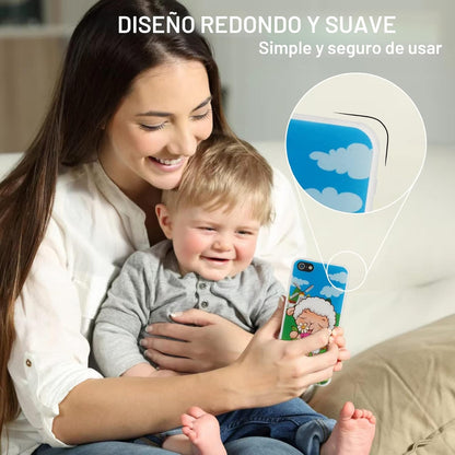 Juguete De Aprendizaje Teléfono Celular De Juego Con 8 Funci