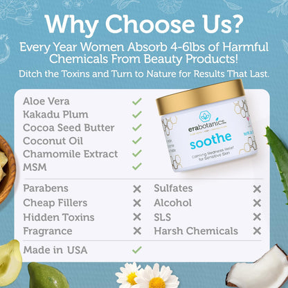 Era Organics Crema Hidratante Para Aliviar El Enrojecimient
