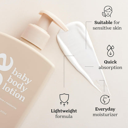 Roe Wellness - Loción Hidratante Para Bebés Sin Fragancia |