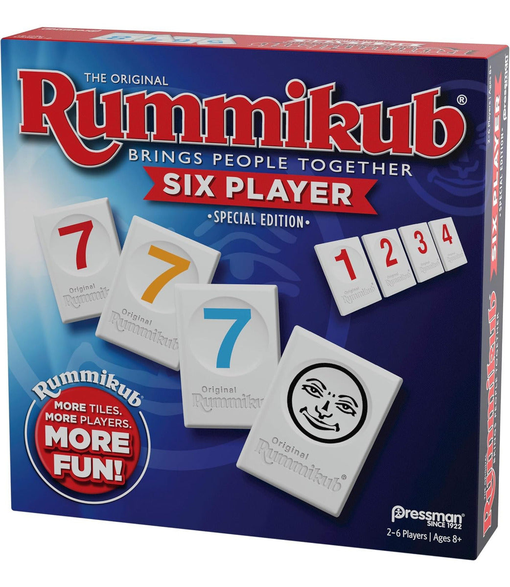 Rummikub Edición Para Seis Jugadores, El Clásico Juego De Fi