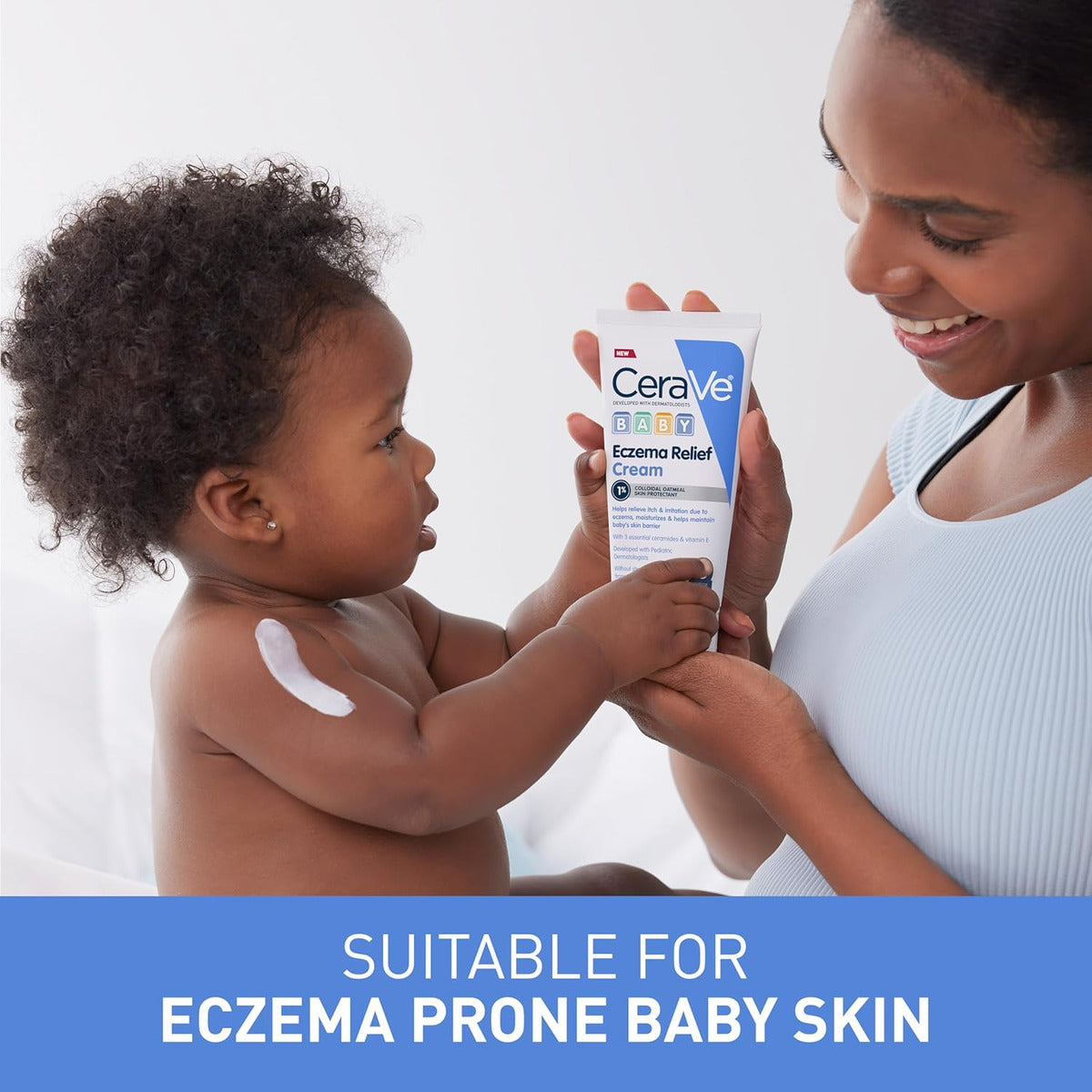 Cerave Crema Para Aliviar El Eccema Del Bebé, Crema De Avena