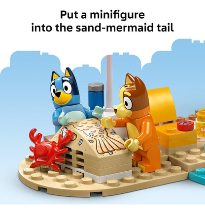 Lego Bluey: Bluey's Beach & Family Car Trip -
