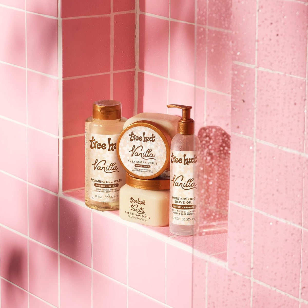 Tree Hut Mini Vanilla Everything - Set De Regalo Para Ducha,
