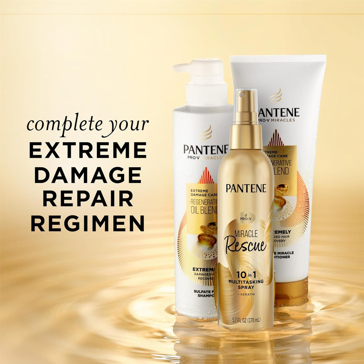 Pantene Miracle Rescue - Spray Multitarea 10 En 1, Protecció