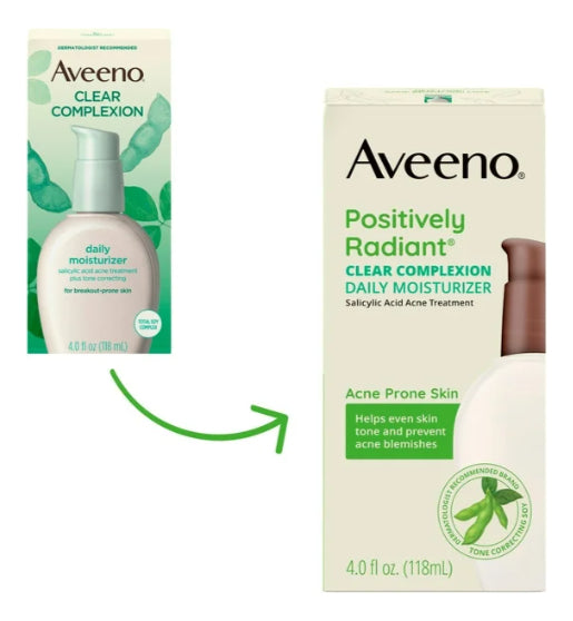 Aveeno Clear Complexion Combate Acné Facial Hidratante 118ml Todo Tipo De Piel