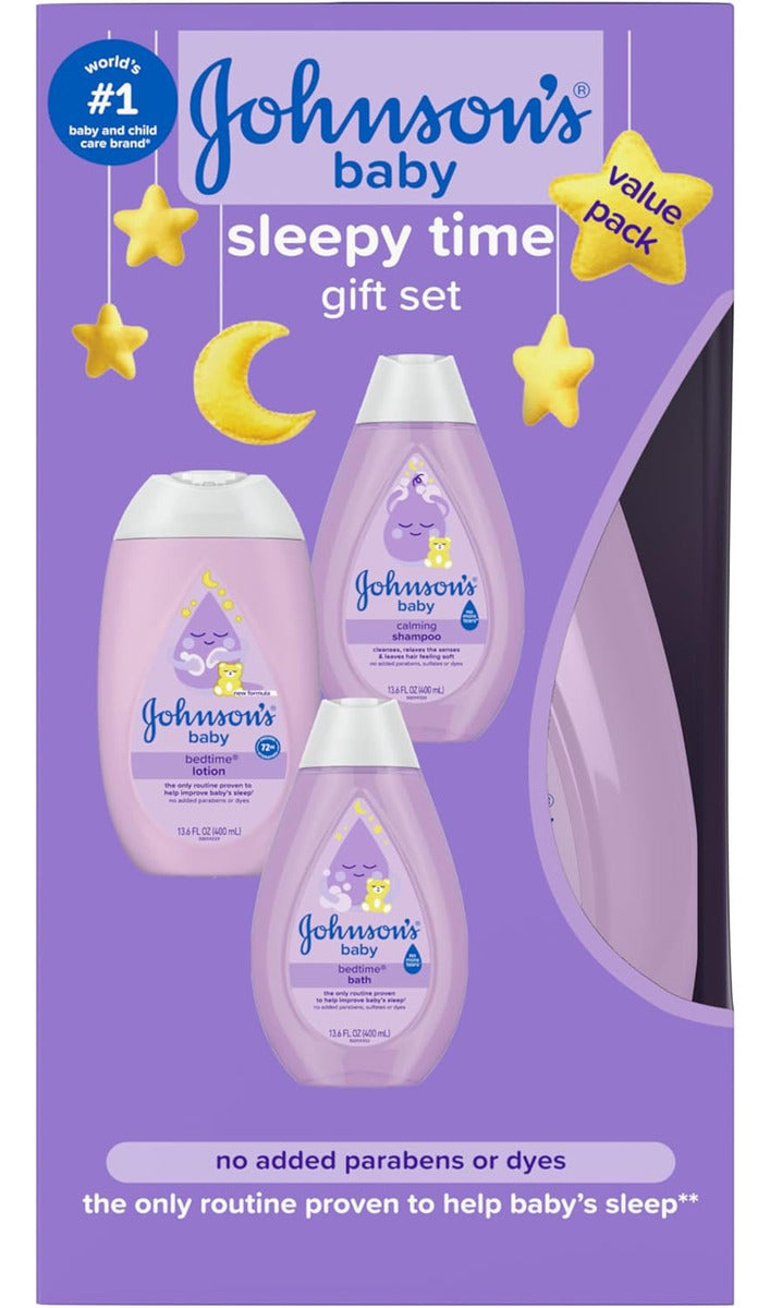 Johnson's Tiny Traveler - Set De Regalo Para Bebé, Para Baño