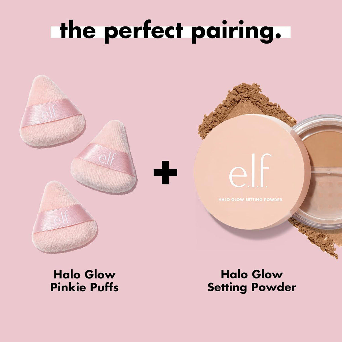 E.l.f. Halo Glow Pinkie Puffs, Tamaño De Un Dedo, Mini Soplo