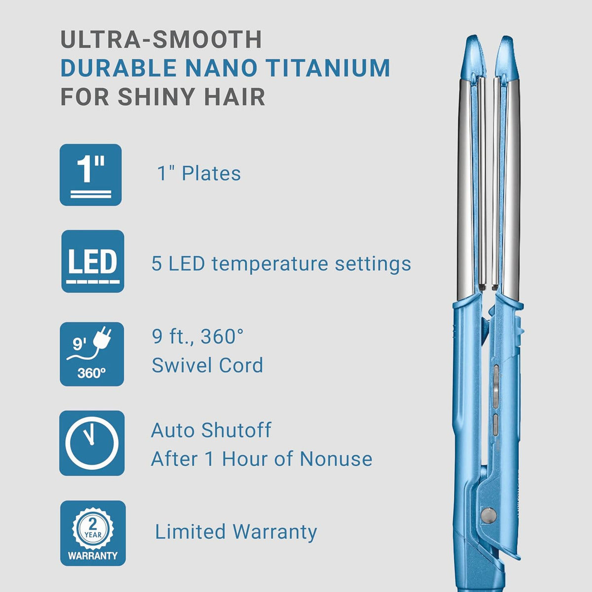 Babylisspro Plancha De Peinado De Acero Inoxidable Ultra