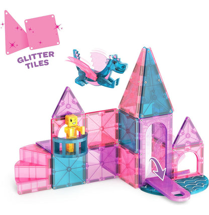 Magna-tiles Castle - Juego De Construcción Magnética