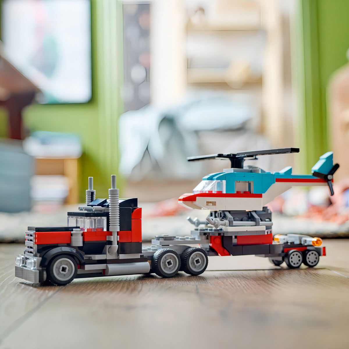 Set Lego Lego Creator 31146 Camión Plataforma 270 Pz