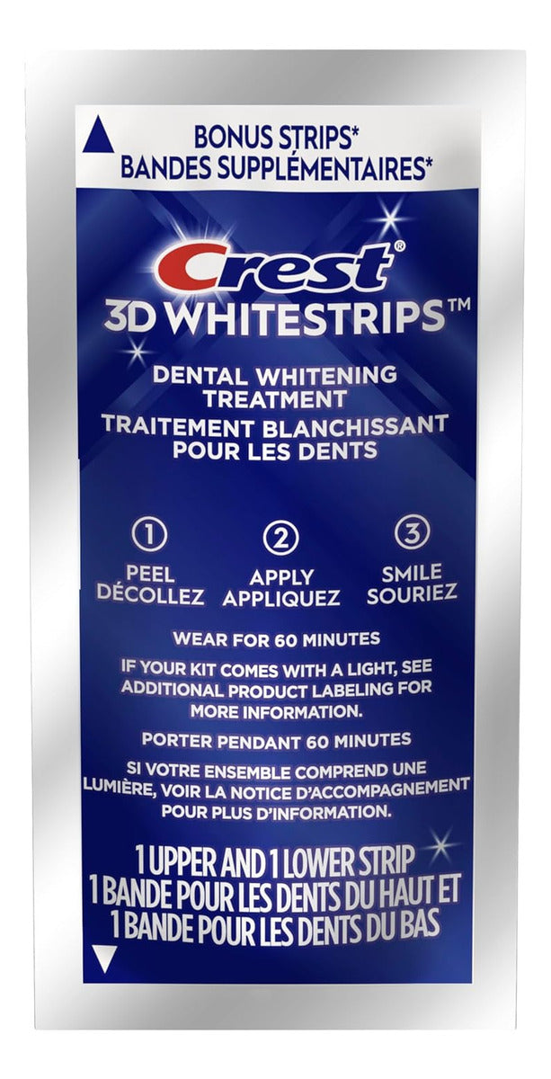 Crest Whitestrips En Blanco Y Tratamientos De 3d White Luxe