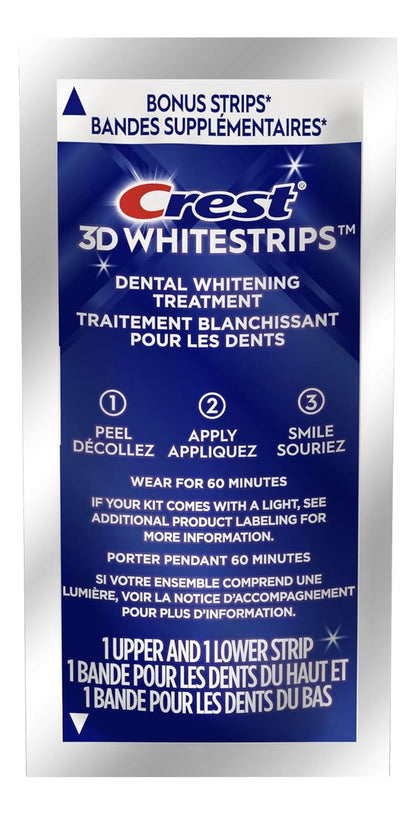 Crest Whitestrips En Blanco Y Tratamientos De 3d White Luxe