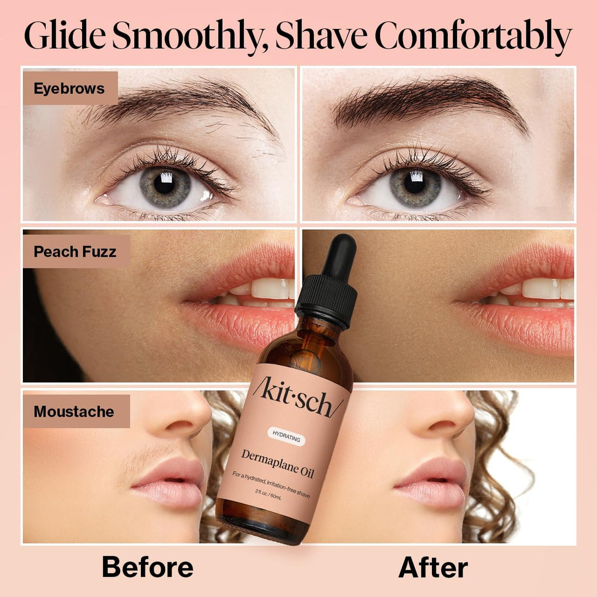 Kitsch Aceite Facial Dermaplane Con Aceite De Jojoba Y Argán