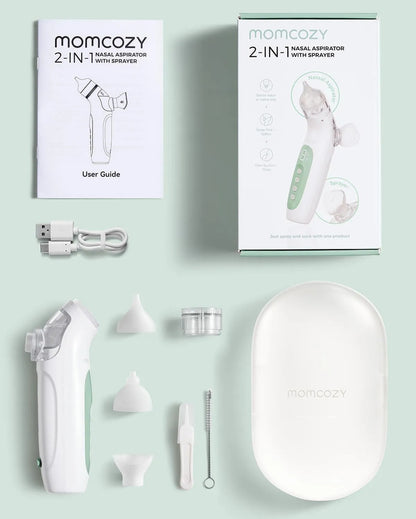 Momcozy Breezyclear Aspirador Nasal Eléctrico 2 En 1 Para B