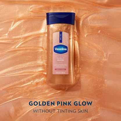 Vaseline Aceite Corporal Brillante Vanilla Cocoa Sunlit Glow Cacao