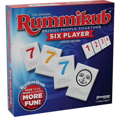 Rummikub Edición Para Seis Jugadores, El Clásico Juego De Fi