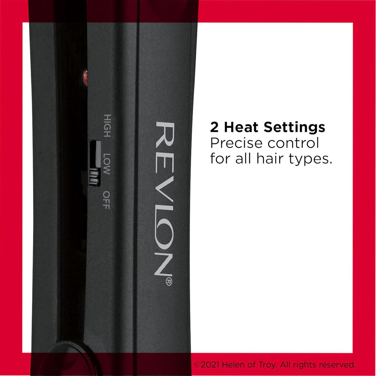 Plancha Para Cabello De Crámica De Tamaño Medio Revlon Rvst2