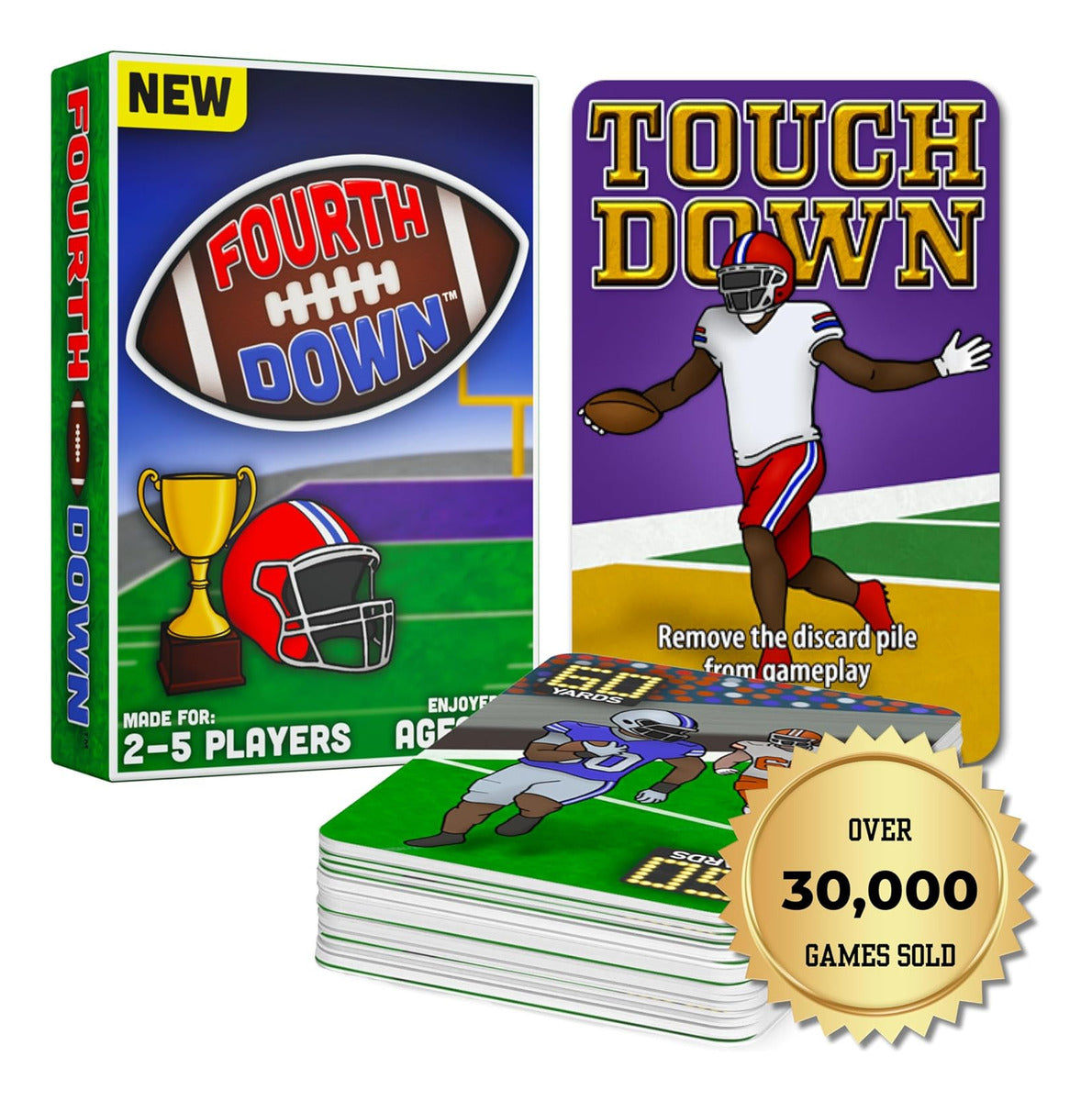 Fourth Down Juego De Cartas De Fútbol | Divertido Juego Par
