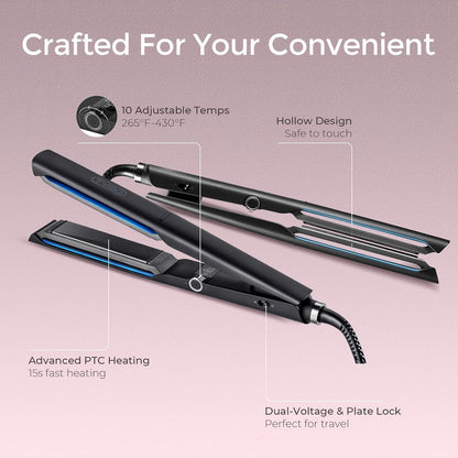 Tymo Plancha De Pelo 2.0 - Plancha Profesional Para Alisar