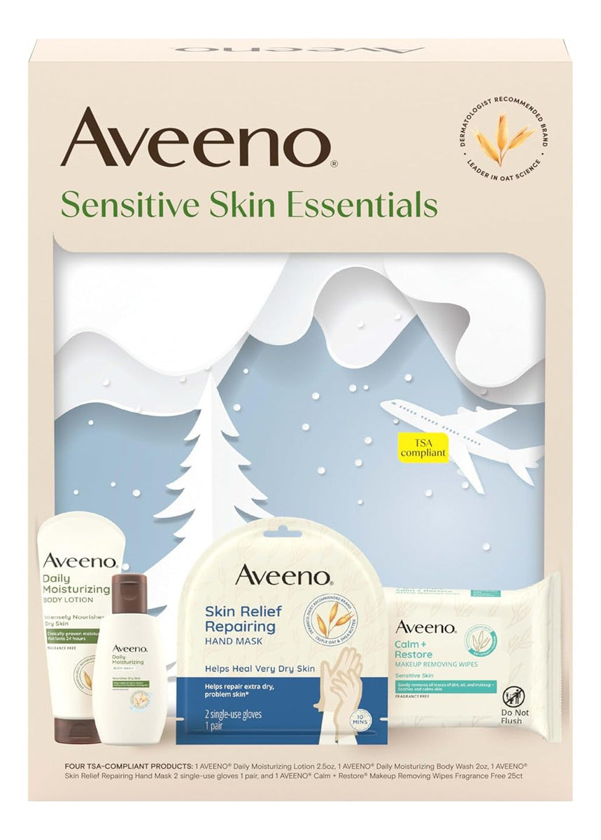Aveeno Set De Regalo Essentials Para Piel Sensible Con Loció