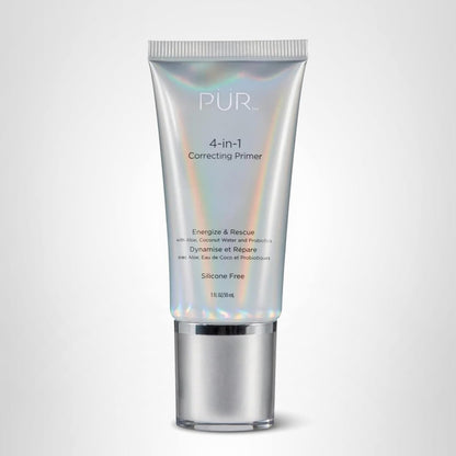 Pür Minerals Base Correctora 4 En 1, Reductor De Poros, Bas