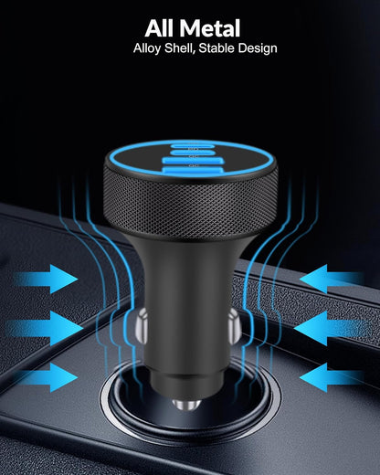 Cargador De Coche Para iPhone 17 16 15 De Carga Rápida, 90 W