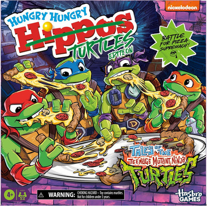 Hasbro Games Hungry Hungry Hippos: Teenage Mutant Ninja