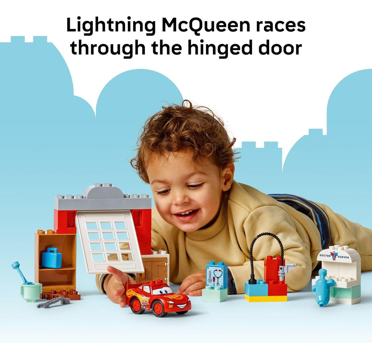 Lego Duplo Disney And Pixar Cars Mcqueen Visit To Doc's Gara