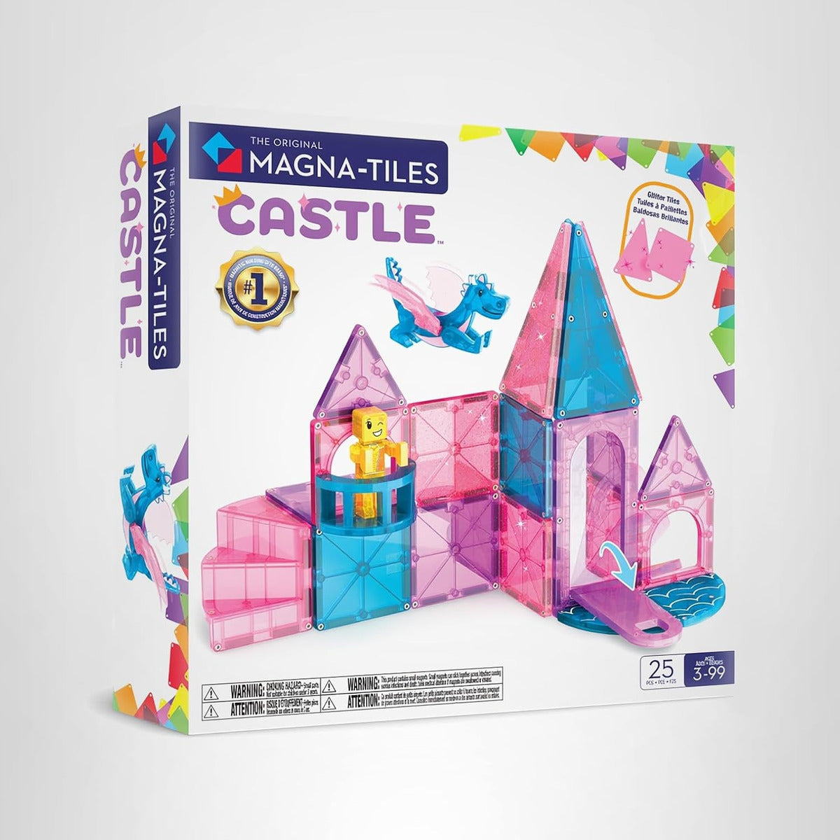 Magna-tiles Castle - Juego De Construcción Magnética