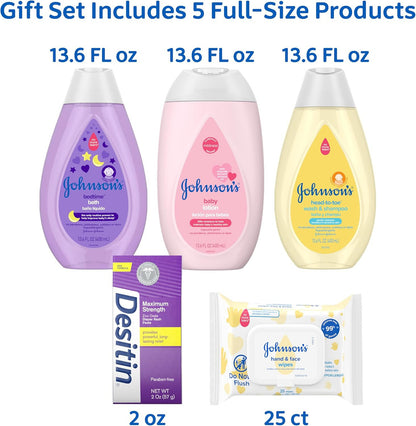 Johnson's Baby Aquí Viene Bebé - Set De Regalo Para Bebés