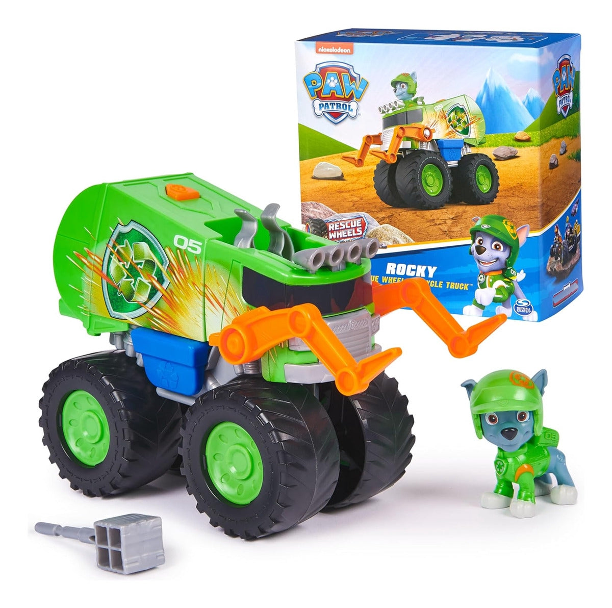 Paw Patrol: Rescue Wheels Rocky's - Camión De Reciclaje Con