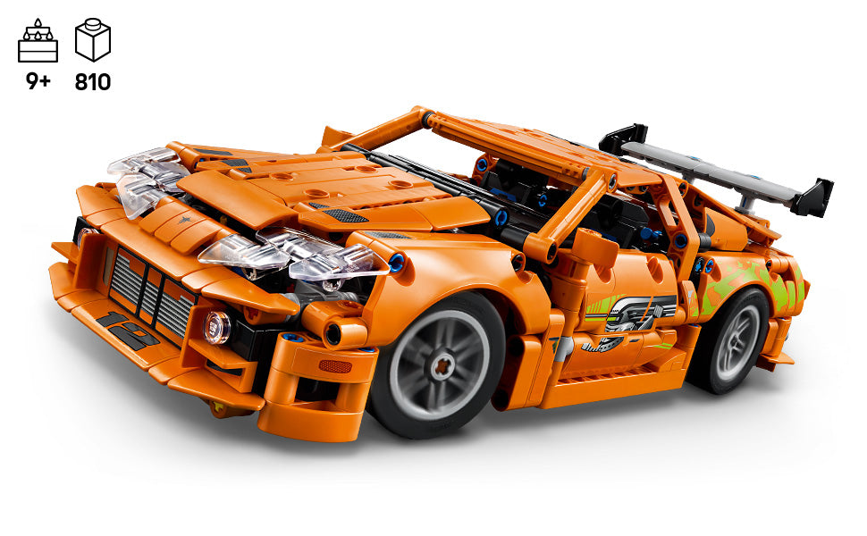 LEGO Technic Fast and Furious Toyota Supra MK4 Kit de construcción - Auto de juguete para niños, niños y niñas, a partir de 9 años - Regalo creativo para fanáticos de Fast and Furious - Detalles de