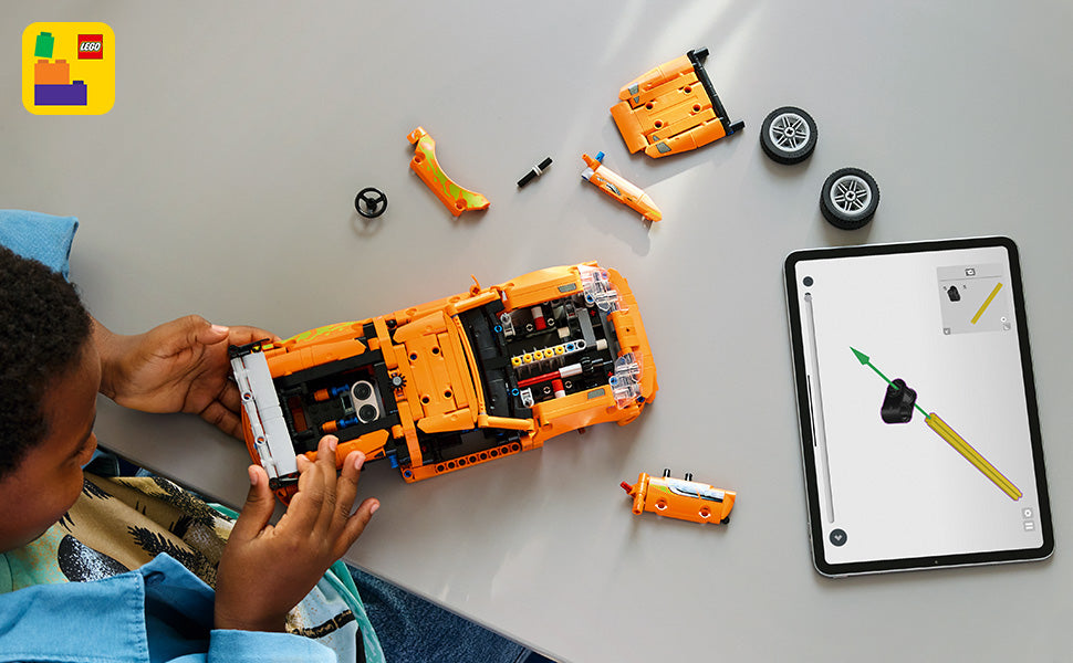 LEGO Technic Fast and Furious Toyota Supra MK4 Kit de construcción - Auto de juguete para niños, niños y niñas, a partir de 9 años - Regalo creativo para fanáticos de Fast and Furious - Detalles de