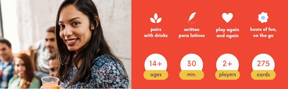 Dios Mio! Juego de fiesta latina - 275 cartas en inglés y español para latinos, mayores de 17 años y 2+ jugadores | 275 cartas en inglés para latinos, mayores de 17 años y 2+ jugadores