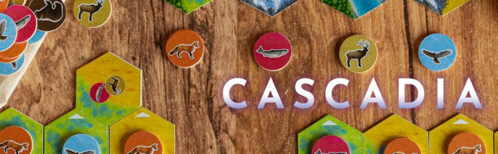 AEG y Flatout Games | Cascadia - Juego de mesa galardonado ambientado en el Noroeste del Pacífico | Fácil de aprender | Rápido de jugar | A partir de 10 años+
